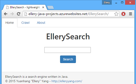 EllerySearch HomePage