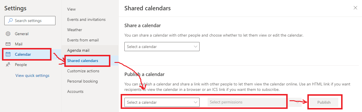How to display an Outlook calendar in Google Calendar Ellery Yang